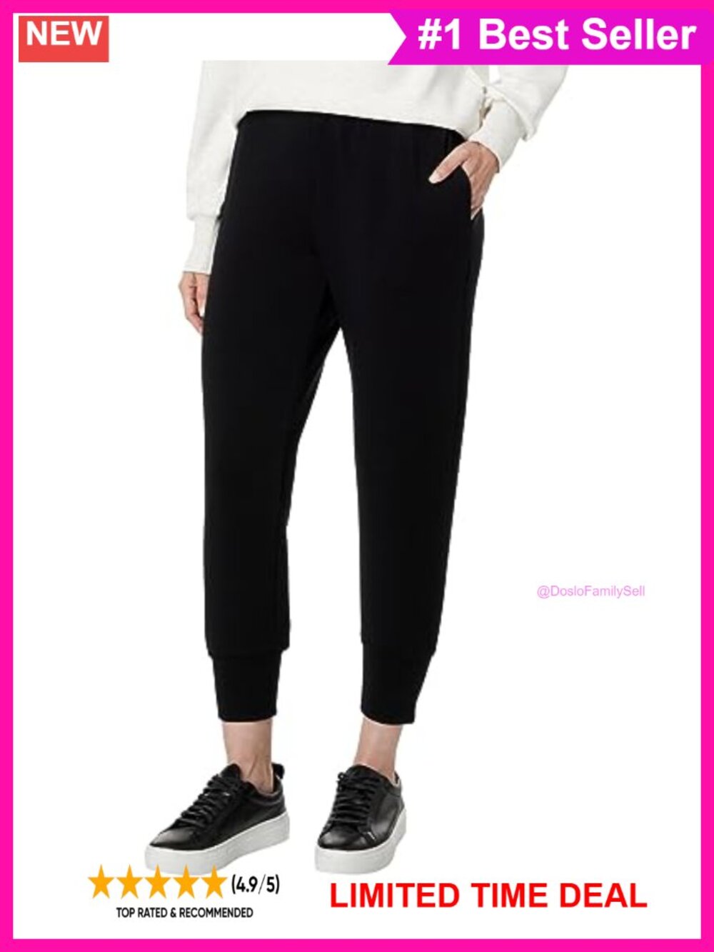 Varley Women's 25" The Slim Cuff Pants Jersey Jogger